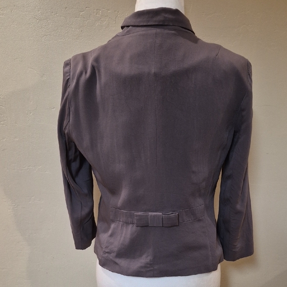 LC Lauren Conrad Mauve Pink Blazer Jacket Single Button Office Professional M - Picture 5 of 11